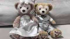 ダッフィー シェリーメイ 着せ替え服 ブライダル 結婚式 ドレス ハンドメイド
