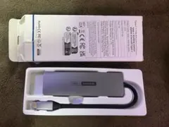 USB 3.2 Gen2 HUB Type-C シルバー