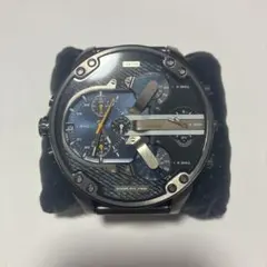 DIESEL ブルー文字盤 時計 5気圧防水