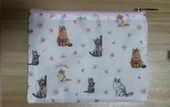 マキア　4月号　付録　レスポートサック　猫×桜柄ポーチ　大サイズのみ