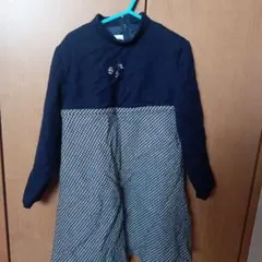 き*ん様 familiarキッズ 120 美品　ネイビーワンピース