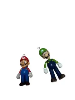 マリオ ルイージ フィギュア型キーホルダー