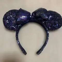 ミニーマウス風スパンコールカチューシャ