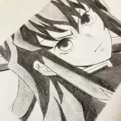 手描きイラスト 時透無一郎