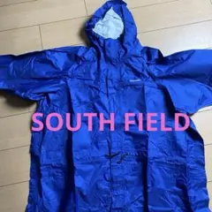 【未使用】【SOUTH FIELD】レインコート 青