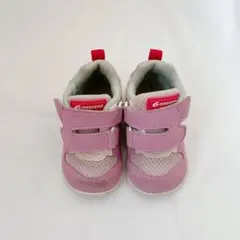 ムーンスター ベビーシューズ 12cm ピンク 女の子セカンドシューズ 保育園
