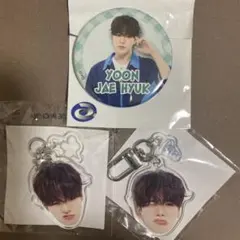 TREASURE ジェヒョク はぴだんぶい　缶バッジ カプセルトイ顔アクキー