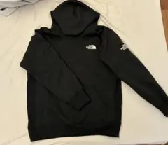 【美品】THE NORTH FACE メンズ スクエアロゴフーディ 黒
