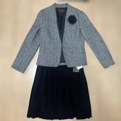 SOUP フォーマルスーツ ジャケット&スカート 上下セット+コサージュ付き