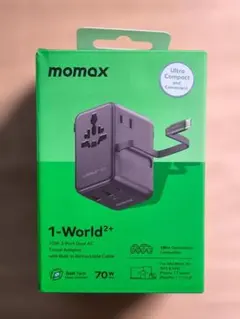 MOMAX 1-World²+ PD70W 変換プラグ GaN