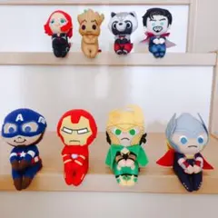 MARVEL アベンジャーズ ちょっこりさん ミニぬいぐるみ 8体セット