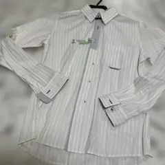 ⑧MEN's MELROSE フランス柄　ストライプ　長袖シャツ　トップス