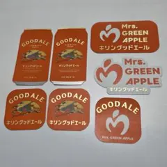 Mrs. GREEN APPLE キリングッドエール　ステッカー ７枚セット①