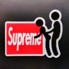 SUPREME STICK BLACK STICKER
