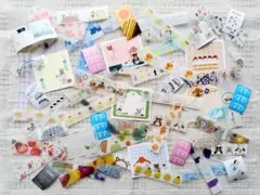 マスキングテープ　付箋　ラベラーシール　PETテープ　おすそ分けセット　紙博