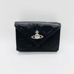 165VW765 】Vivienne Westwood 三つ折り財布 ブラック - メルカリ