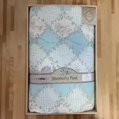 Raspberry Field 肌布団 花柄 水色
