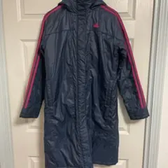 adidas クライマプルーフ ベンチコート ネイビー