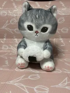mofusand ねこ グレー ぬいぐるみ 猫 - メルカリ