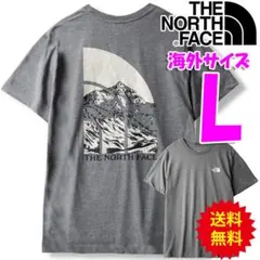ノースフェイス Tシャツ グレー 海外限定 海外L 日本LL相当 新品 ng