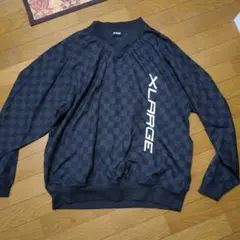 XLARGE チェック柄 ナイロンジャケット L