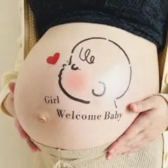 マタニティフォトシール　マタニティシール　マタニティペイントシール　マタニティ