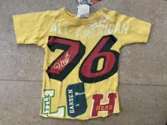 新品未使用グランドスラムGOTHAMゴッサム半袖Tシャツ90男の子アメカジ重ね着