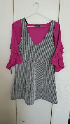 ZARA ザラ ストライプワンピース