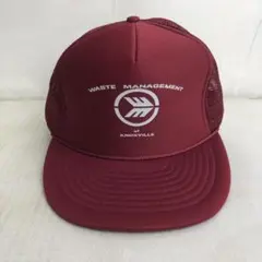 【US古着】WASTE MANAGEMENT ビンテージ メッシュキャップ