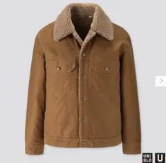 UNIQLO U ユニクロU ボア ショート ブルゾン ベージュ  XXL