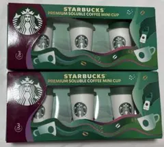 Starbucks プレミアムソリュブルコーヒー ミニカップ スタバ 3個入×2