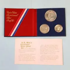 アメリカ 独立200周年記念 銀貨セット 1776年～1976年 未開封② - メルカリ