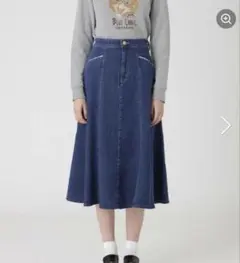 BLUE LABEL CRESTBRIDGE デニムフレアスカートのサムネイル