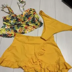 セパレート水着・ビキニセット（多色葉柄）