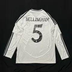 adidas レアル・マドリード ベリンガム 長袖ユニフォーム イングランド代表