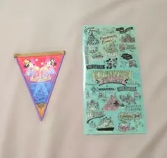 【10/21まで】東京ディズニーリゾート40周年フラッグ＆マップケース