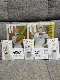 ハイキュー!! 日向翔陽、月島蛍、山口忠 アクスタ、ファイルセット!!