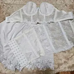 ワコール ブライダルインナー3点セット ブラビスチェ ペチコート ドレス下着