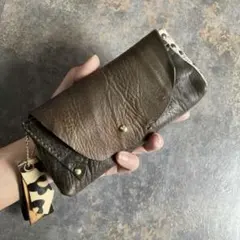 レザー小銭入れ 3点＆眼鏡ケースセット 型押し - メルカリ
