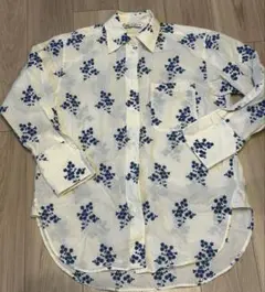 Zara ザラ　小花柄　刺繍シャツ