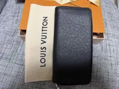 LOUIS VUITTON 長財布 黒　ジッピーウォレット　タイガ　M30503