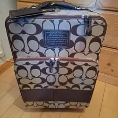 COACH モノグラムキャリーケース ブラウン