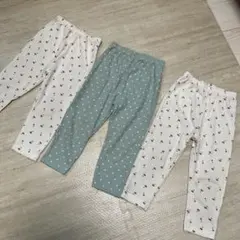 イオン　90cm レギンス　ズボン　3着セットのサムネイル
