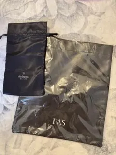 FAS レザートートバッグ ノベルティ クレドポーボーテ巾着付き