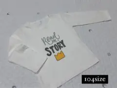 【未使用】ホワイトロゴロンT 104サイズ