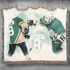 BPKD カレッジ ラグ アンティーク NHL ホッケー チーム タペストリー