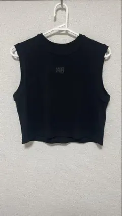 アレキサンダーワン　人気✨美品　タンクトップ　ノースリーブ　ロゴ　wang Alexander Wang（タンクトップ）のフリマアイテム一覧