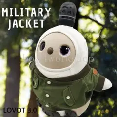 ラボット LOVOT ラボットの服ハンドメイドミリタリーブルゾンジャケットカーキ