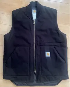 Carhartt 黒 ジッパーベスト
