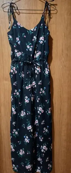 【Honeys】サロペット　オールインワン　花柄